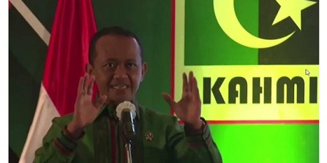 Beri Orasi di Pelantikan MW Kahmi Jatim, Bahlil : Indonesia akan jadi pemain penting energi baru dunia