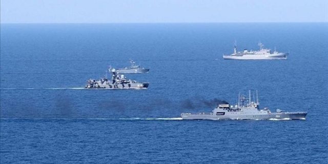 Rusia mengatakan kapal perangnya tiba di Qingdao, Tiongkok Rusia mengatakan kapal perangnya tiba di Qingdao, Tiongkok