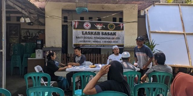 Laskar Sasak Adakan Kembali Bakti Sosial Pengobatan dan Pemeriksaan Kesehatan Gratis