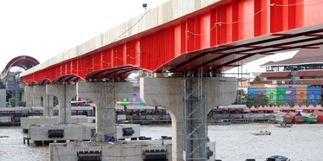 Beroperasi Juni 2018, 5 Stasiun LRT Palembang Siap Digunakan