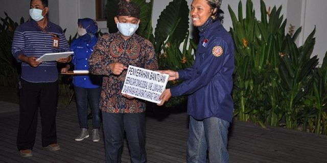 Bulan Bhakti Karang Taruna, Bupati Lumajang Sumbang 1 Ton Beras