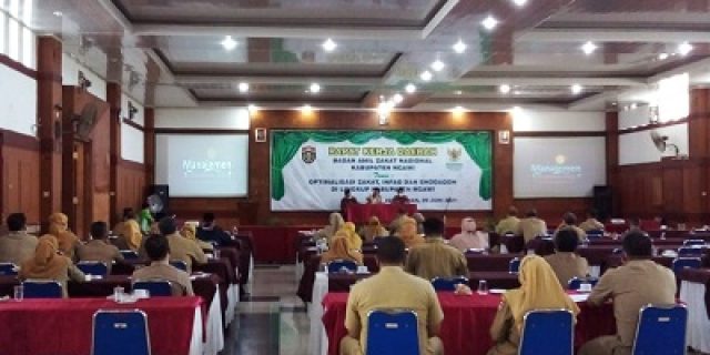 Baznas Ngawi gelar Rakerda tahun 2021 Baznas Ngawi gelar Rakerda tahun 2021