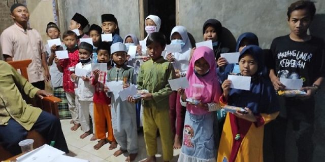 Relawan Baznas Mardika Giat Peduli di Ngrambe