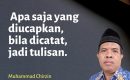 Menulis Dulu dan Kini