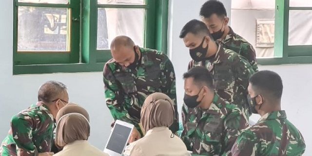 Kakumdam V/Brawijaya menerima Kunjungan Current Audit Itjenad