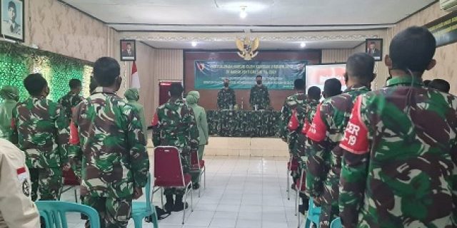 Kodim 0817/Gresik Menerima Penyuluhan Hukum Dari Kumdam V/Brawijaya