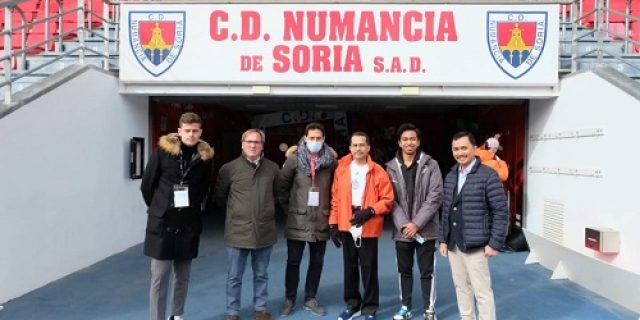 Dubes Spanyol Kunjungi Pemain Bola Asal Klub Papua FC Yang Berlatih di Numancia de Soria