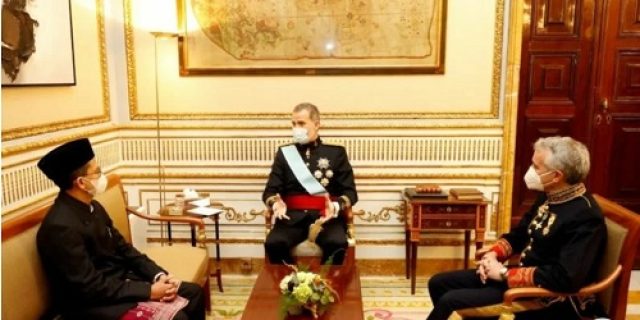 Dubes RI di Spanyol serahkan surat kepercayaan kepada Raja Felipe VI