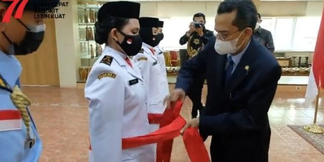 Paskibra Cantik KBRI Madrid Untuk Upacara HUT Kemerdekaan RI Ke-77