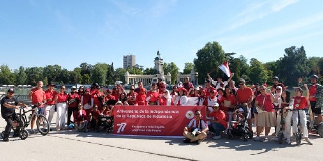 Kesejukan Menyambut Perayaan HUT RI ke -77 di Madrid