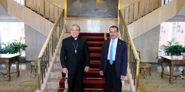 Bertemu Duta Besar Vatikan di Madrid, Diskusikan Interfaith Dialogue