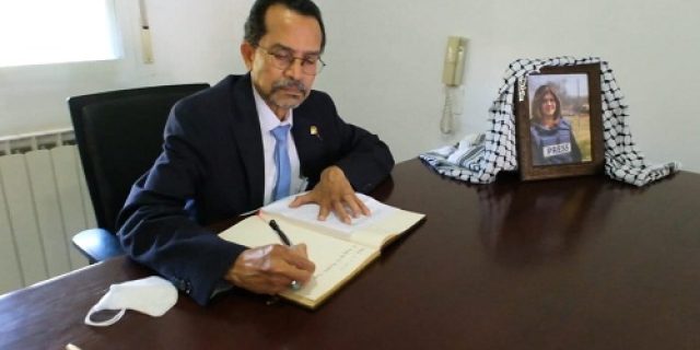 Dubes Muhammad Najib Ucapkan Belasungkawa Untuk Wartawan Palestina