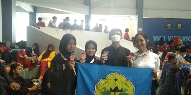 Kejurnas Pencak Silat Kemenpora, Siswa SMP Negeri 1 Nglipar-Gunungkidul, Sabet 1 Emas, 3 Perunggu