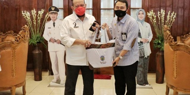 Reses Senator : Pantau Implementasi Perpres 80 Tahun 2019, LaNyalla Kunjungi Nganjuk
