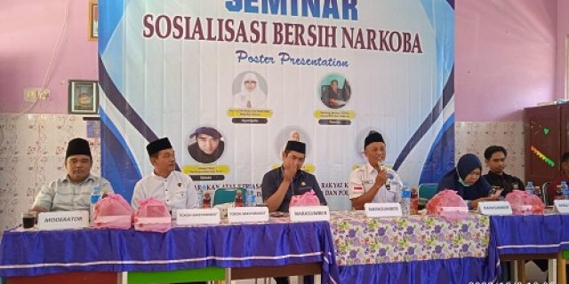 Yayasan Suara Rakyat Karay (SRK) Kerjasama BNNK Dan Bakesbangpol Sumenep, Gelar Seminar Narkoba