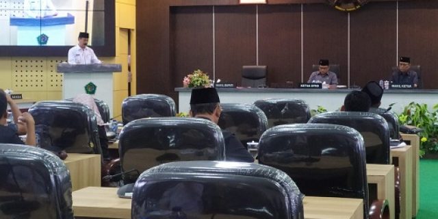 Jawaban Bupati Terhadap PU Fraksi Tentang Pertanggungjawaban Pelaksanaan APBD TA 2021