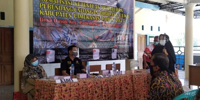 Bea Cukai Menilai Peserta Sosialisasi Di Kecamatan Pademawu Cukup Aktif