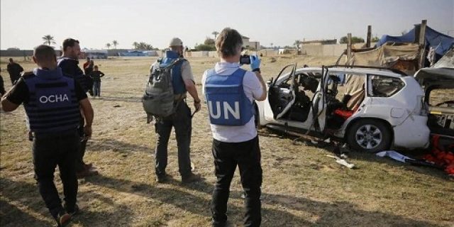 Kepala bantuan PBB ‘marah’ dengan pembunuhan terhadap pekerja kemanusiaan di Gaza