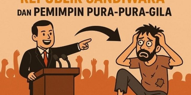Republik Sandiwara dan Pemimpin Pura-pura Gila
