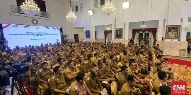 Jokowi Kumpulkan Ratusan Pj Kepala Daerah di Istana