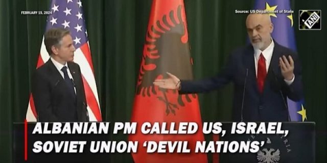 PM Albania Edi Rama Menyebut AS ‘Negara Setan’ di hadapan Antony Blinken