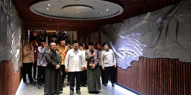 Resmikan Terowongan Silaturahim, Presiden Prabowo: Simbol Kerukunan Antarumat Beragama