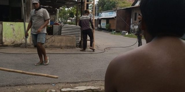 Penanaman Tiang Provider My Republik Ilegal Alias Bodong Tanpa Ada Ijin