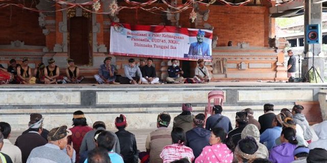 PSR Gelar Sosialisasi Empat Pilar Kebangsaan di Bangli