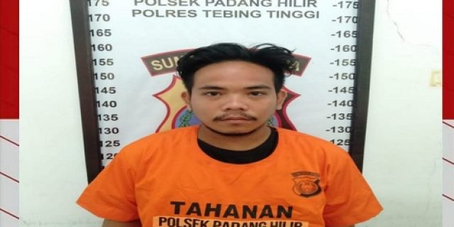 Polsek Padang Hilir Resort Tebingtinggi Tangkap Pelaku Pencurian Di Rumah Kosong