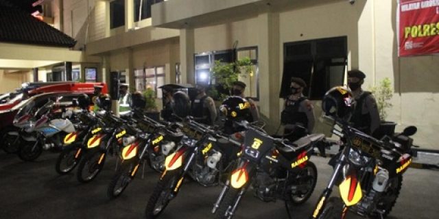 Polres Nganjuk Adakan Operasi Masker Untuk Tegakkan Protokol Kesehatan