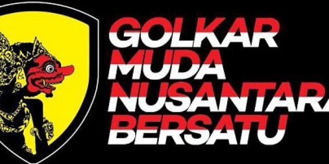 GOLKAR Muda Nusantara BERSATU Dengan Semangat Patriotik Berkomitmen Tinggi Mengajak Segenap Kader Partai GOLKAR Melakukan Kerja Nyata GOLKAR Menang