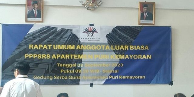Penundaan RUALB P3SRS Apartemen Puri Kemayoran, Cegah Keributan Diapresiasi Warga  Penundaan RUALB P3SRS Apartemen Puri Kemayoran, Cegah Keributan Diapresiasi Warga
