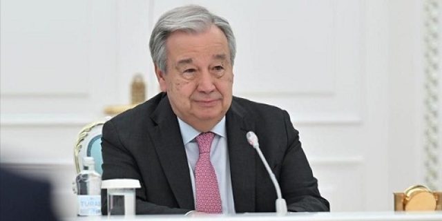 Sekjen PBB peringatkan negara-negara Pasifik tentang naiknya permukaan air laut, serukan penghentian bertahap penggunaan bahan bakar fosil Sekjen PBB peringatkan negara-negara Pasifik tentang naiknya permukaan air laut, serukan penghentian bertahap penggunaan bahan bakar fosil