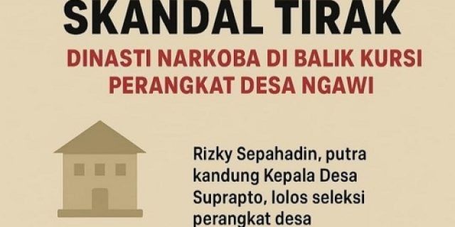 Skandal Tirak: Dinasti Narkoba di Balik Kursi Perangkat Desa Ngawi