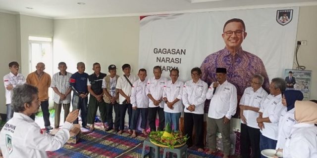 Dekat UPI Kampus Cibiru, Relawan Anies Resmikan Sekretariat