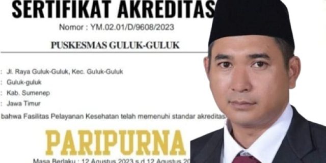 Suwaifi Apresiasi Capaian Predikat Paripurna Puskesmas Guluk-Guluk