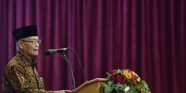 Buya Syafii: Indonesia Bisa Jadi Keping Neraka Sebelum 2045