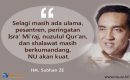 Detik-detik Wafatnya Tokoh NU Subchan ZE