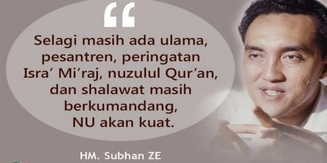 Detik-detik Wafatnya Tokoh NU Subchan ZE