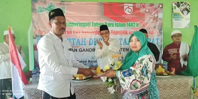 Melalui Sinergi MWC NU Ganding berhasil Bangun Kampung NU di Desa Bataal Barat