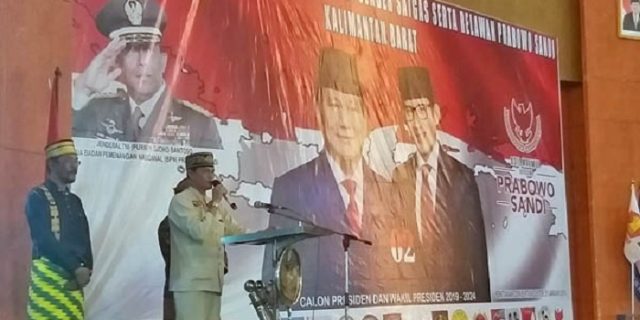 Sultan Pontianak Sebut 150 Kerajaan di Nusantara Dukung Prabowo-Sandi