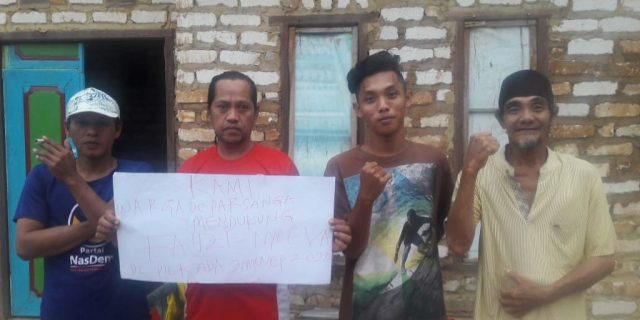 Warga Desa Parsanga Deklarasi Dukung Fauzi-Eva di Pilkada Sumenep 2020
