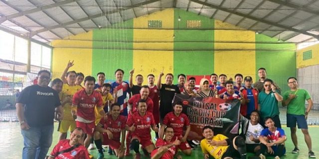 Turnamen Futsal IKADIN Cup Solo, Peradi Surakarta Raih Juara I