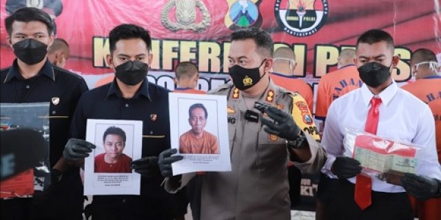 Polres Kediri Berhasil Menangkap Lima Orang Spesialis Pencuri Mobil