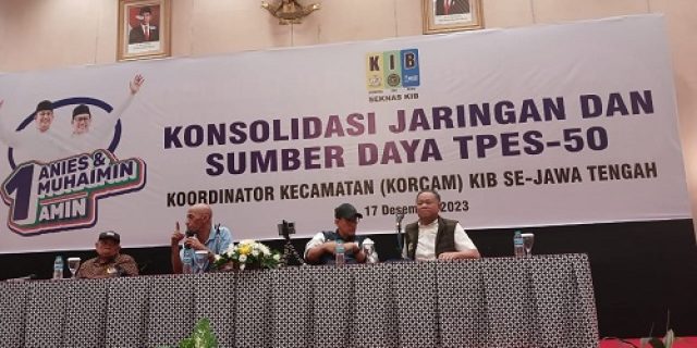 KIB Konsolidasi Jaringan Pemenangan TPES 50 Se-Jawa Tengah