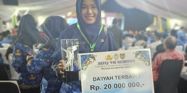 Adilla Putri asal Kota Tebingtinggi raih juara terbaik 1 pada MTQ VII Korpri tingkat nasional tahun 2024