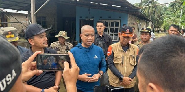 Kota Tebingtinggi dilanda banjir, Pj. Walikota  bersama Walikota terpilih tinjau lokasi banjir