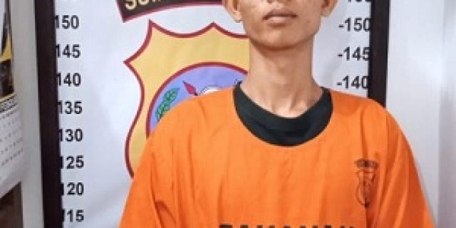 Pencuri bunga diserahkan korban ke Polsek Padang Hilir