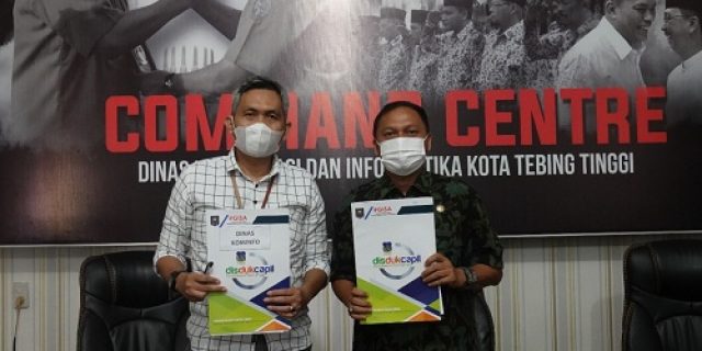 Diskominfo Tebingtinggi Jalin Kerjasama Dengan Dukcapil Terkait Pemanfaatan Data Kependudukan