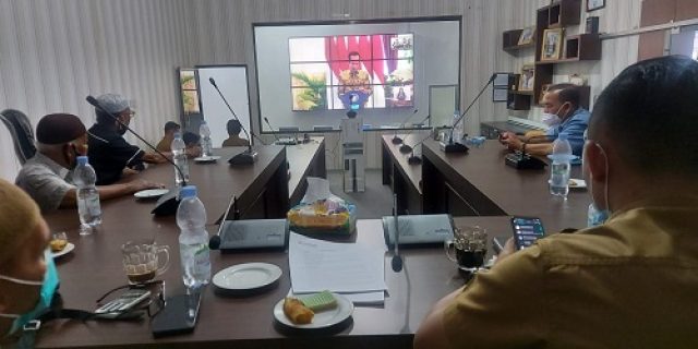 Dinas Kominfo bersama PWI Kota Tebingtinggi peringati HPN secara virtual dengan Presiden Jokowi